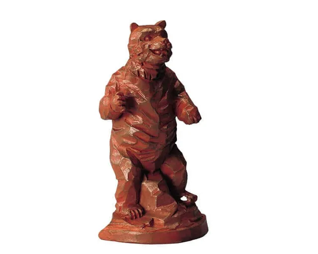 lemax-bear-sculpture-figurine-miniature-ours-de-collection image 1