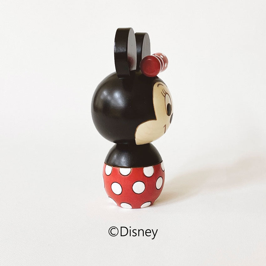 usaburo-kokeshi-minnie-figurine-kokeshi-disney-12-cm image 4