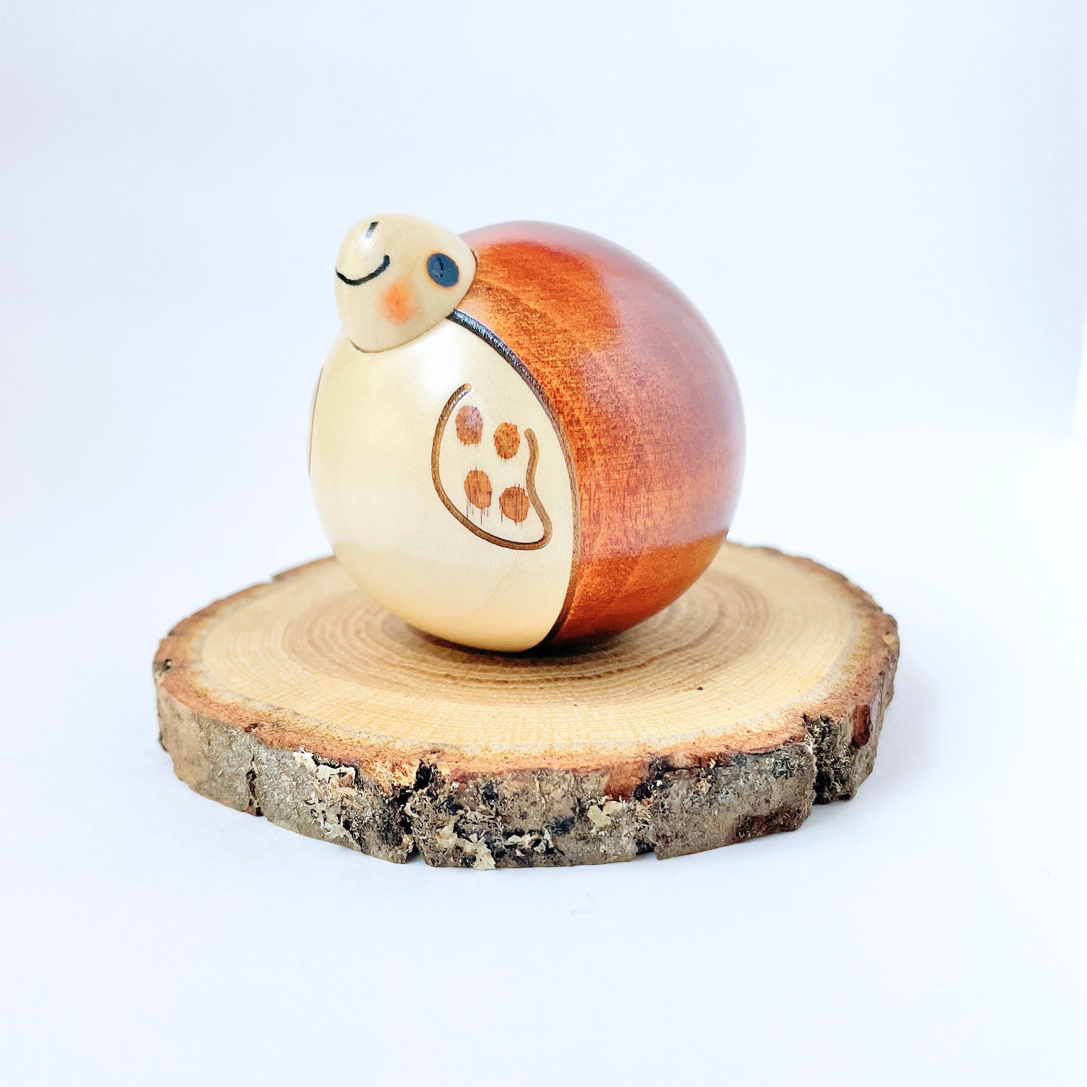 usaburo-kokeshi-socle-rond-ch-ne-100-mm image 4