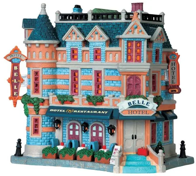lemax-hotel-belle-b-timent-h-tel-miniature-illumin image 1