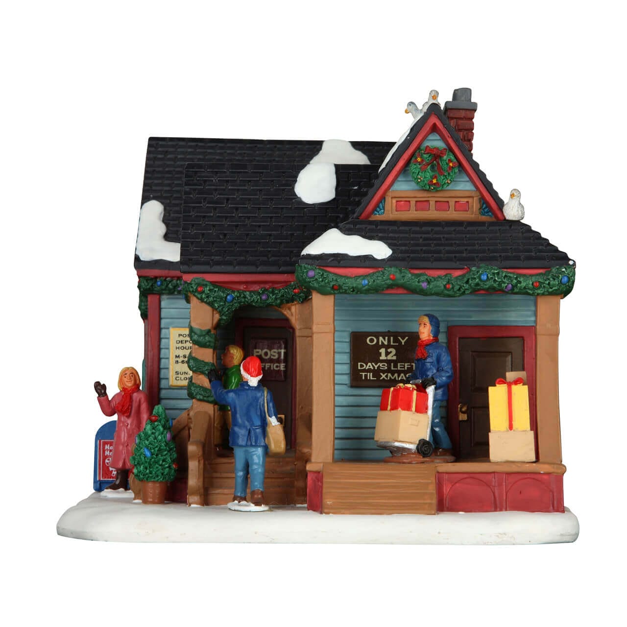 lemax-snowflake-lane-post-depot-maison-poste-no-l image 3