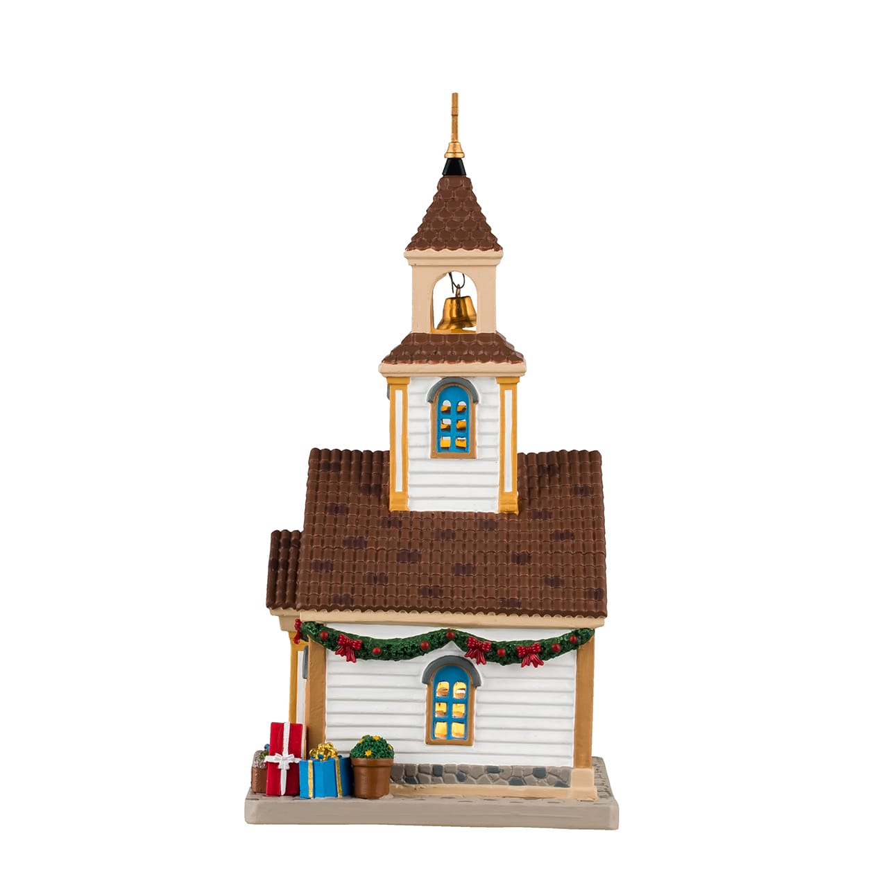 lemax-the-new-village-church-glise-miniature-illumin-e-caddington image 3