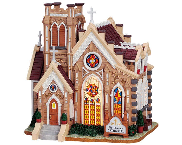 lemax-st-thomas-cathedral-cath-drale-miniature-illumin-e image 2