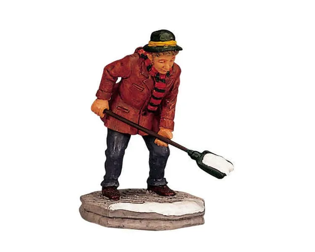 lemax-shoveling-snow-figurine-miniature-de-collection image 1
