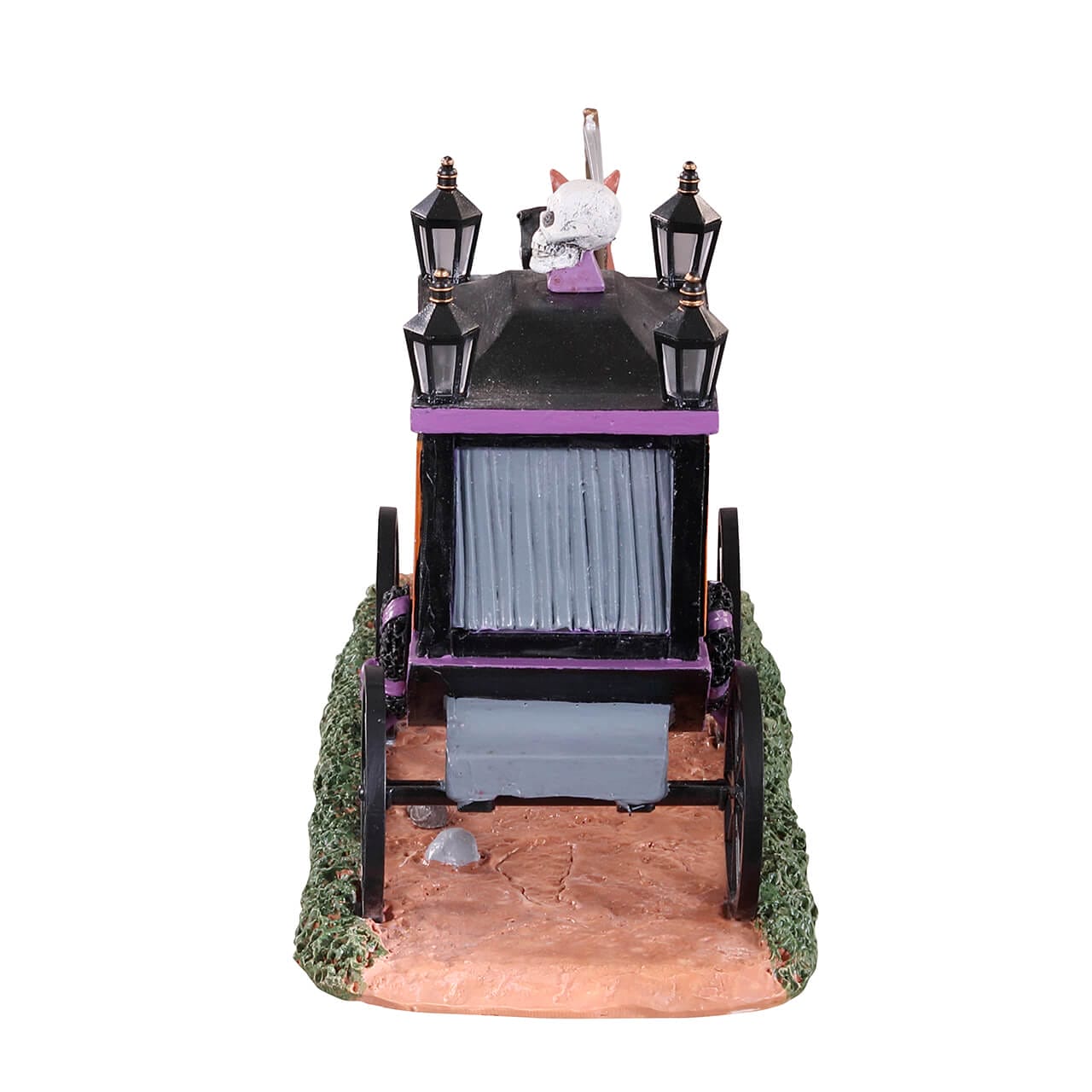 lemax-spooky-victorian-hearse-corbillard-miniature-spooky-town image 3