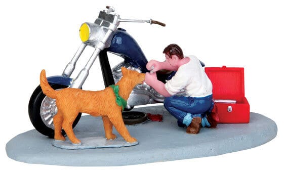 lemax-grease-monkey-figurine-miniature-de-collection image 1