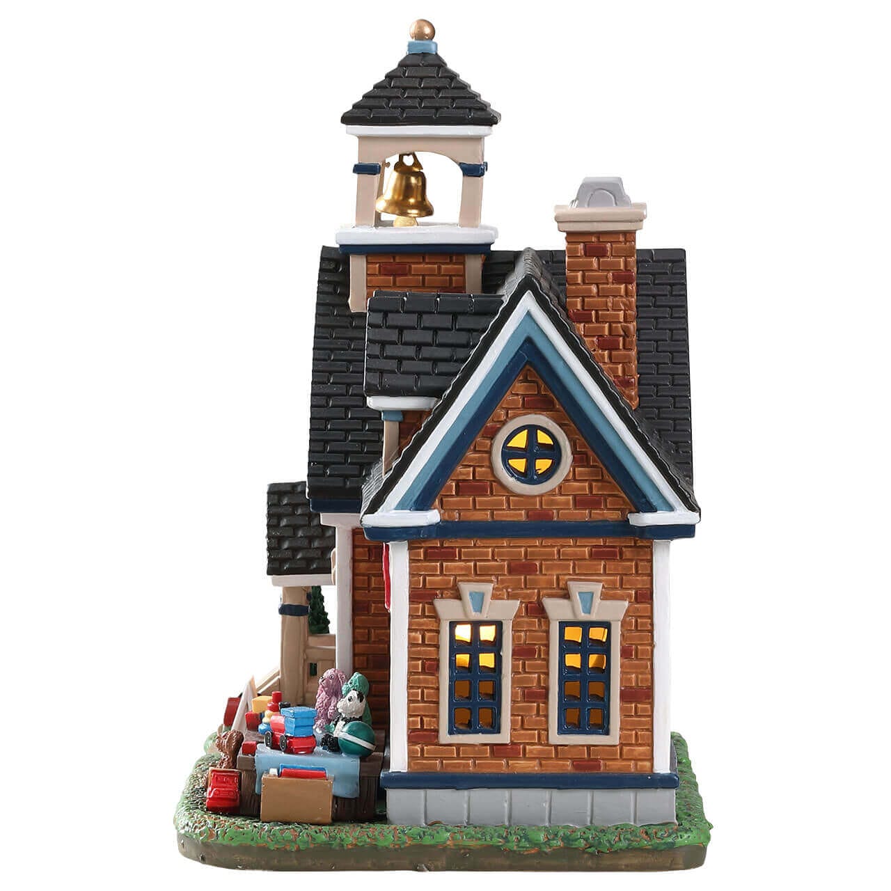 lemax-oak-hill-school-b-timent-cole-miniature-de-village image 2
