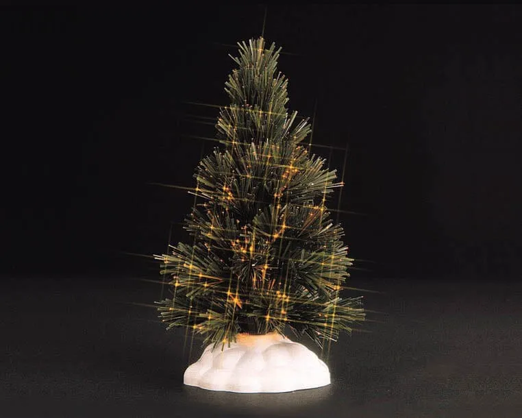 lemax-shimmering-spruce-clear-medium-sapin-miniature image 1