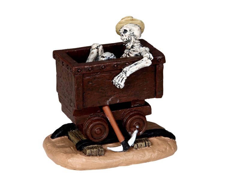 lemax-mining-ore-cart-accessoire-miniature-spooky-town image 2