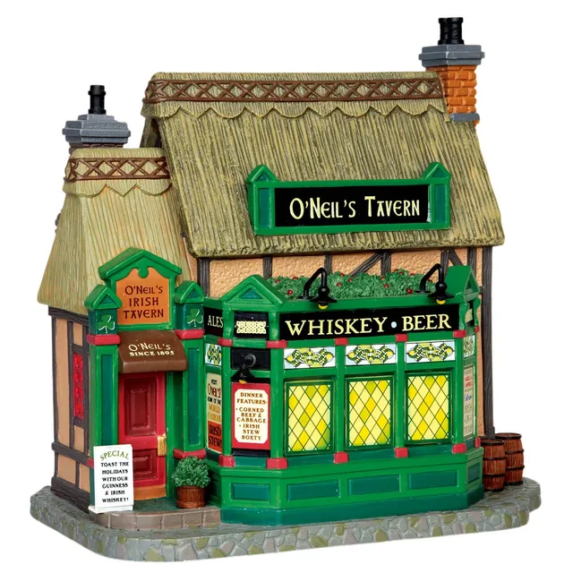 lemax-o-neil-s-irish-tavern-b-timent-miniature-de-collection image 1