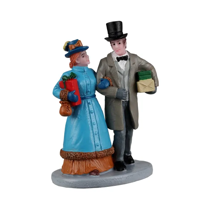 lemax-christmas-shopping-date-figurine-couple-de-no-l image 1