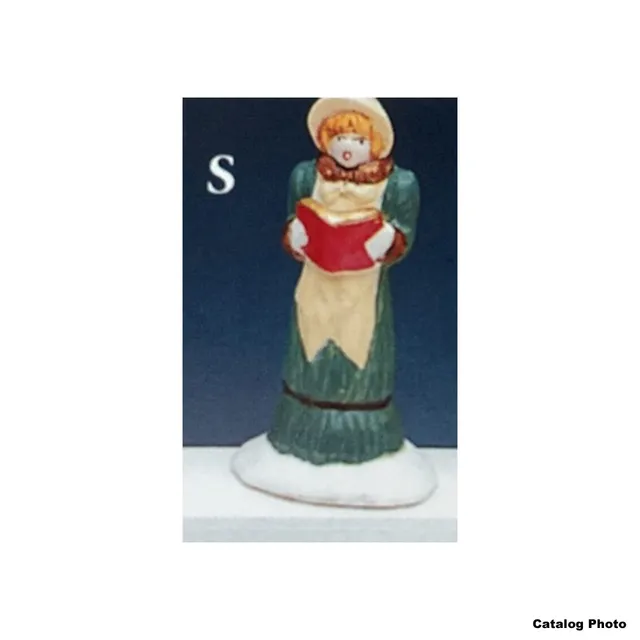 lemax-carolling-woman-figurine-miniature-chanteuse-de-no-l image 1