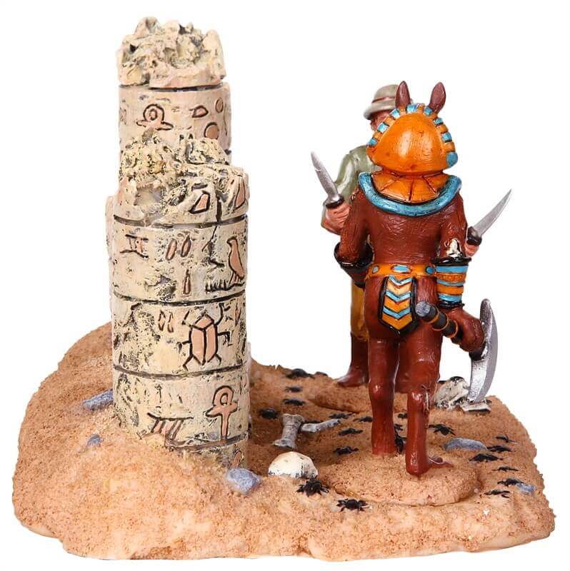 lemax-battle-anubis-figurine-anubis-combat-spooky-town image 2