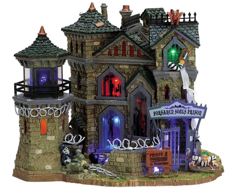 lemax-forsaken-souls-prison-miniature-b-timent-spooky-town image 1