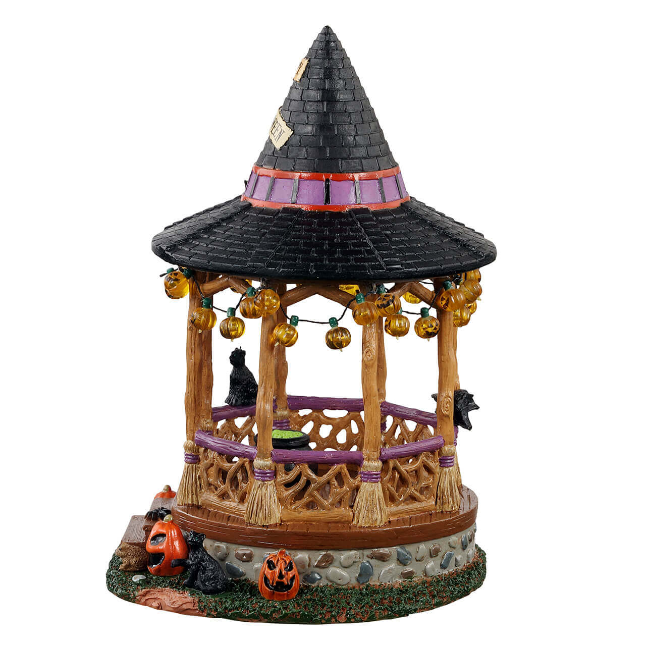 lemax-witch-gazebo-kiosque-d-halloween-spooky-town-miniature image 3