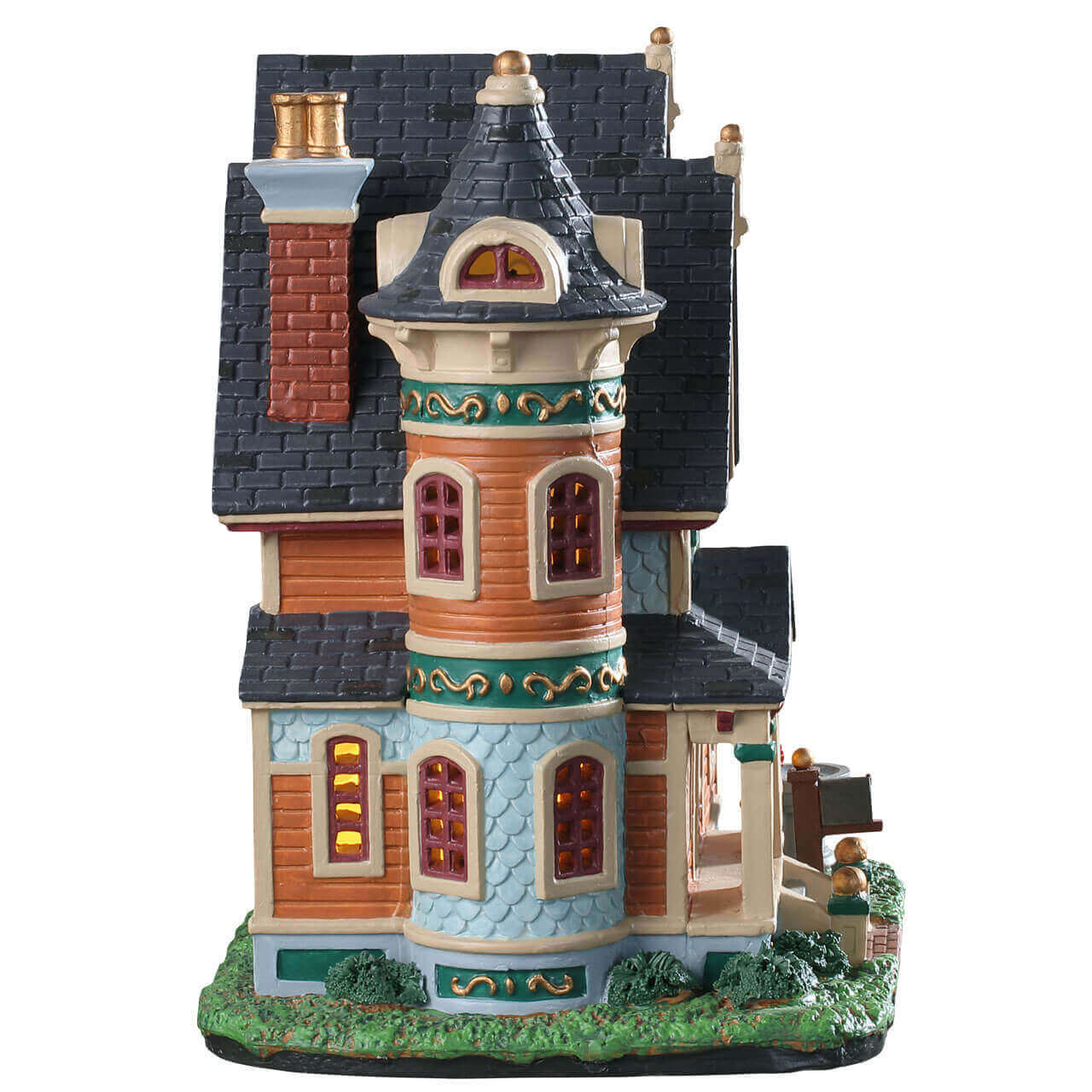 lemax-hayes-residence-maison-de-village-de-no-l-miniature-illumin-e image 3