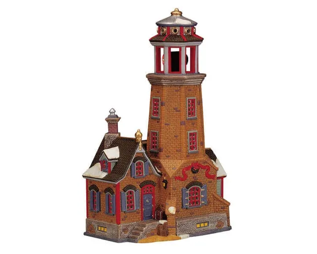 lemax-ft-meyers-lighthouse-phare-bord-de-mer-village-miniature image 1