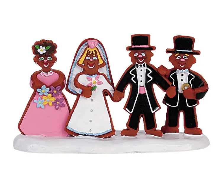 lemax-ginger-wedding-party-figurine-miniature-sugar-n-spice image 1