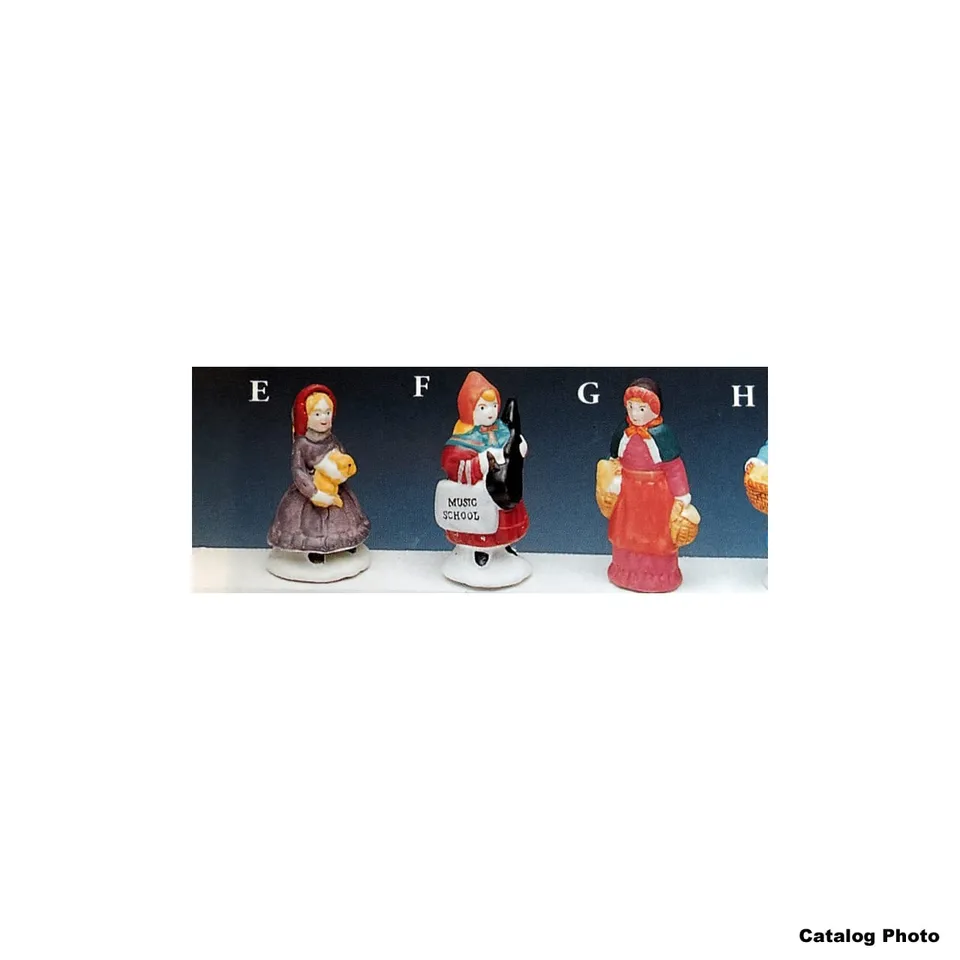 lemax-girl-holding-dog-figurine-miniature-fille-et-chien image 1