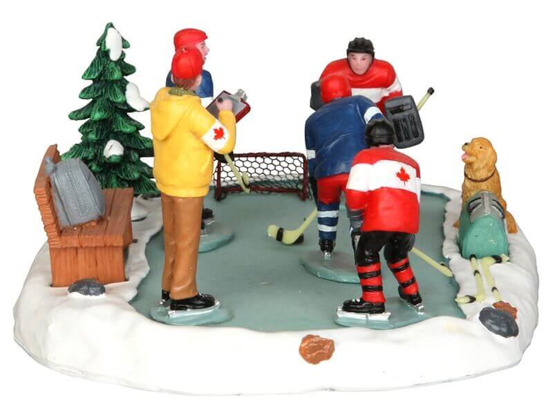 lemax-hockey-tryouts-figurine-miniature-hockey-sur-glace image 4