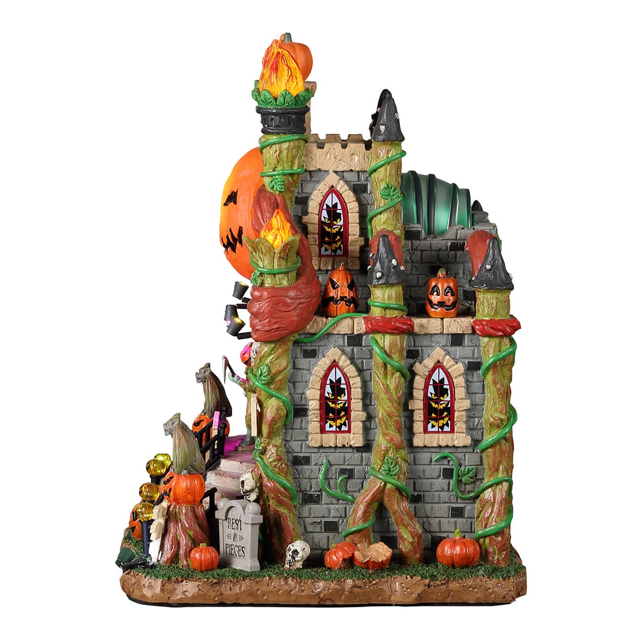 lemax-crypt-of-the-lost-pumpkin-souls-ch-teau-halloween-lumineux image 3