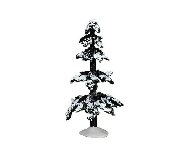 lemax-snowy-cedar-medium-miniature-artisanale-de-collection image 1