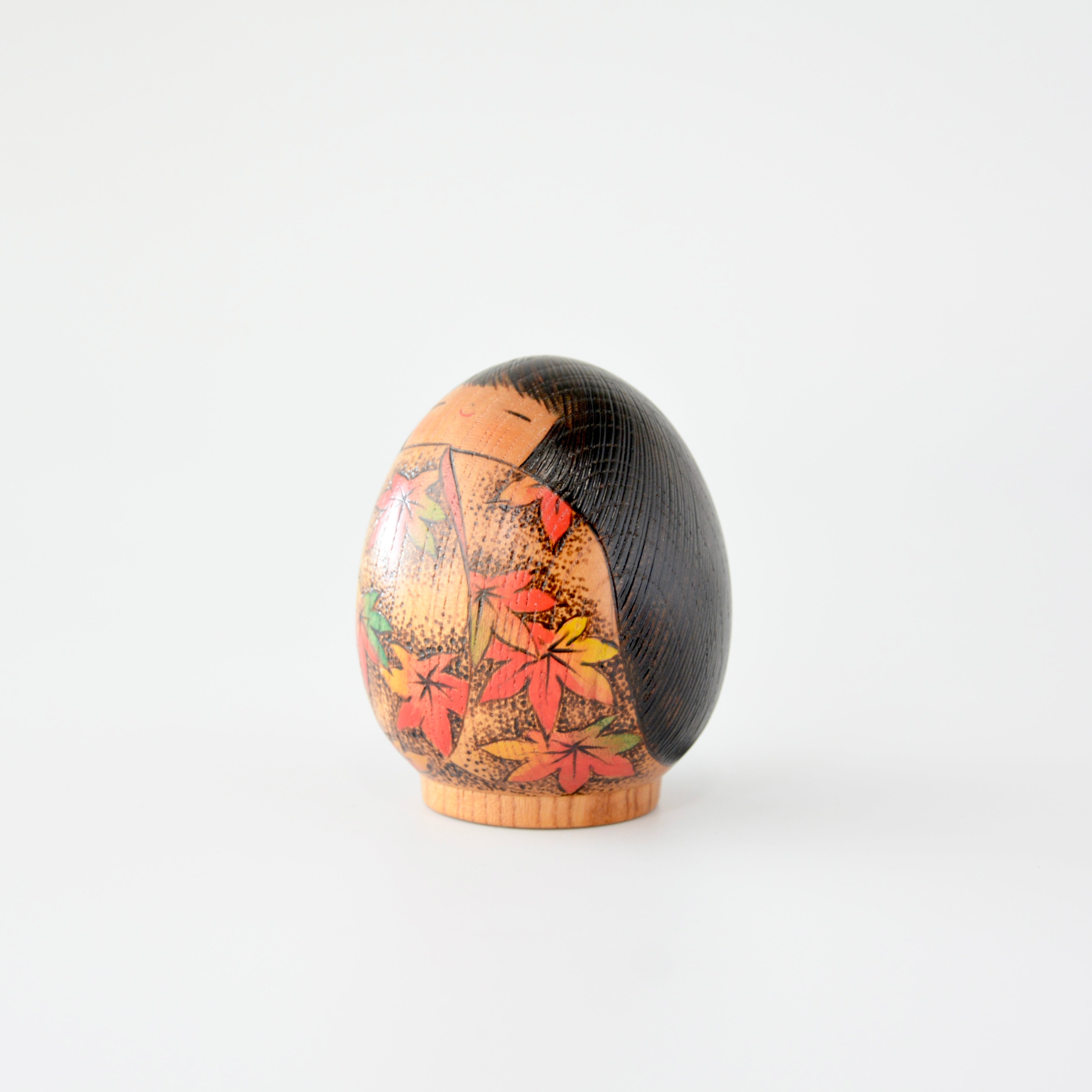 usaburo-kokeshi-aki-autumn-par-yuji-okamoto-figurine-yura-koro-artisanale-dition image 3