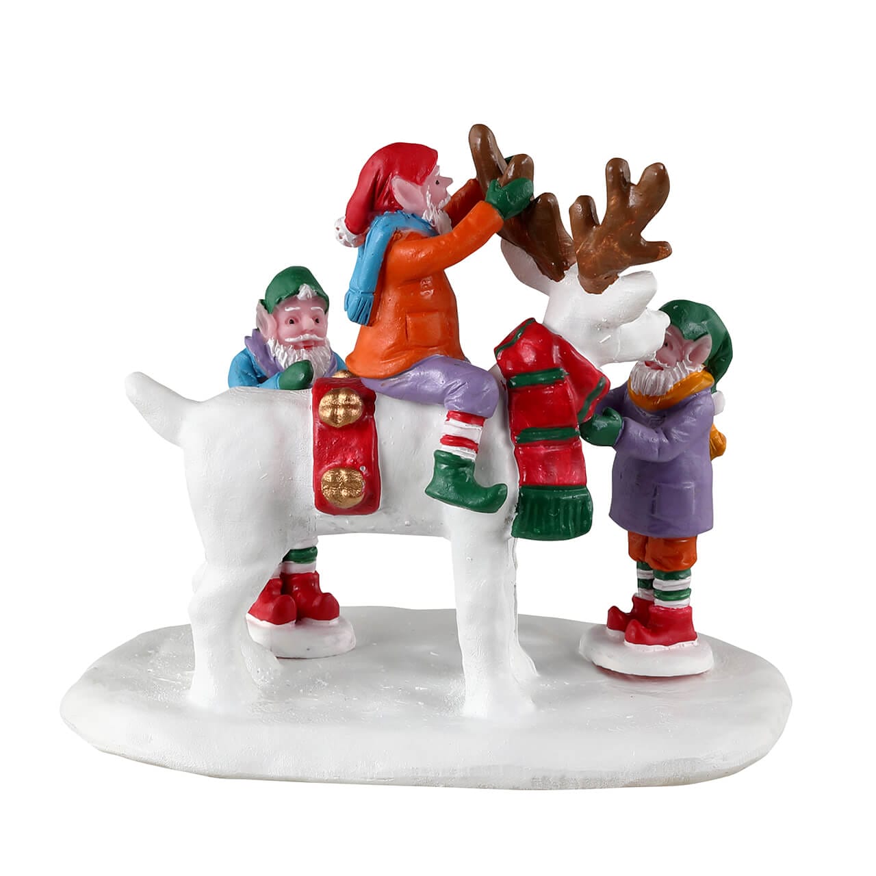 lemax-reindeer-snowman-figurine-lutins-santa-s-wonderland image 4