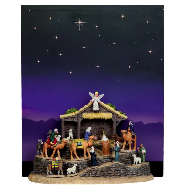 lemax-village-bethlehem-with-background-d-cor-lumineux-toil image 1