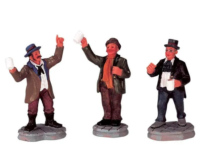 lemax-the-gang-s-all-here-figurine-artisanale-de-collection-village image 1
