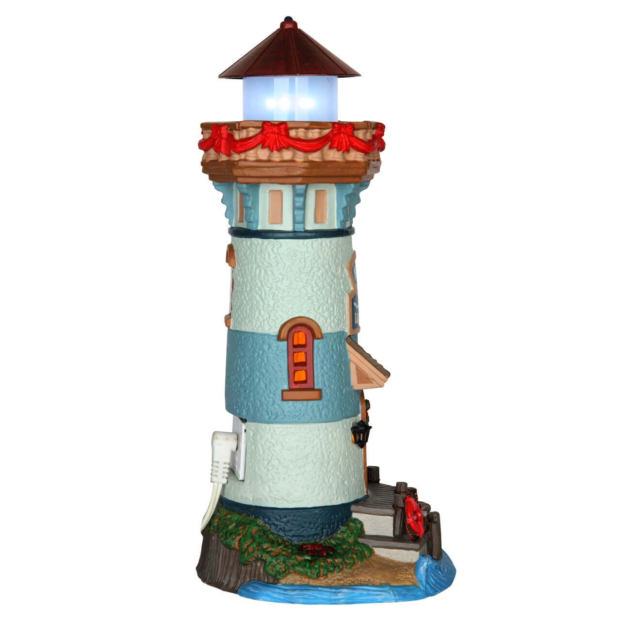 lemax-hidden-island-lighthouse-phare-miniature-lumineux image 3