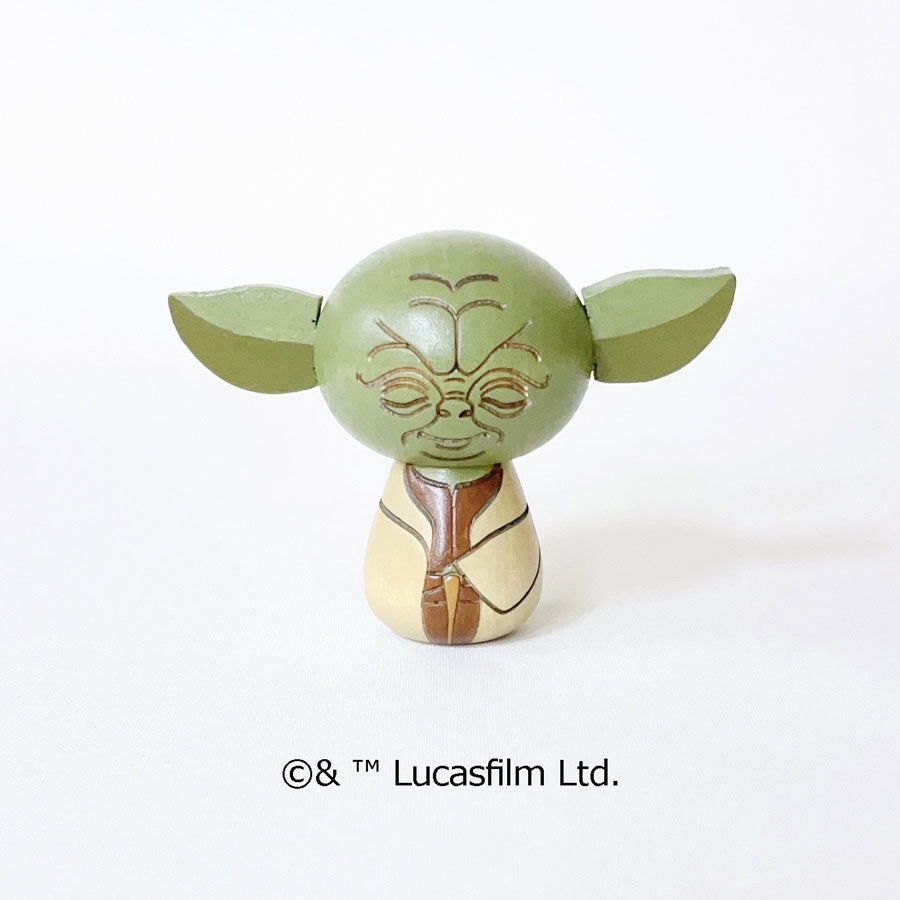 usaburo-kokeshi-star-wars-yoda-figurine-yura-koro-85-x-46-x-65-mm image 1