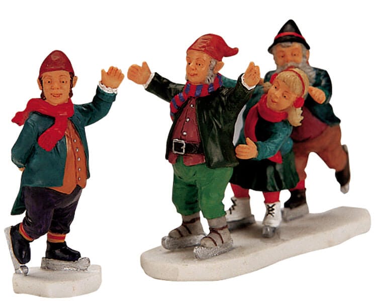 lemax-skating-elves-figurines-miniatures-lutins-patineurs image 2
