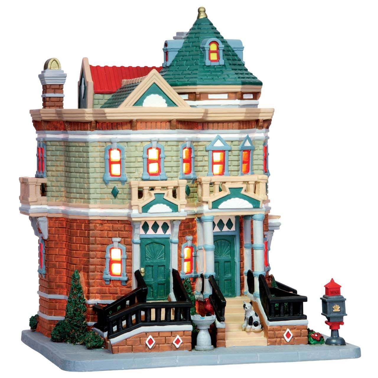lemax-paddy-s-brownstone-maison-miniature-de-collection image 4