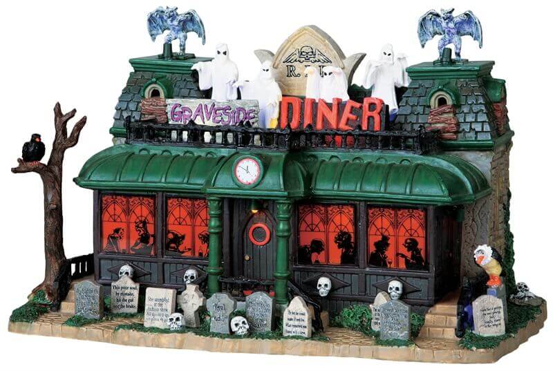 lemax-graveside-diner-diner-hant-lumineux-spooky-town image 2