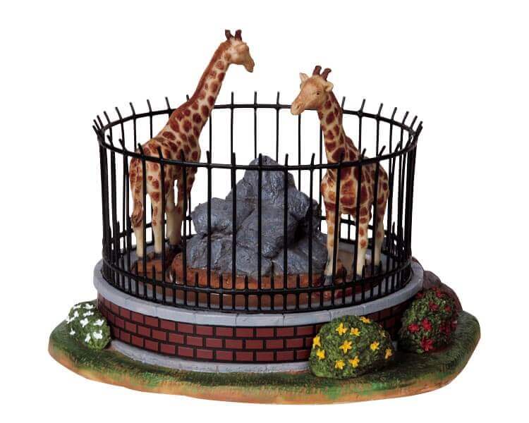 lemax-giraffe-cage-accessoire-miniature-cage-girafe image 2