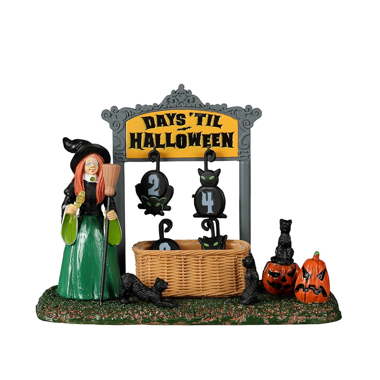 lemax-black-cat-countdown-spooky-town-figurine-halloween image 5