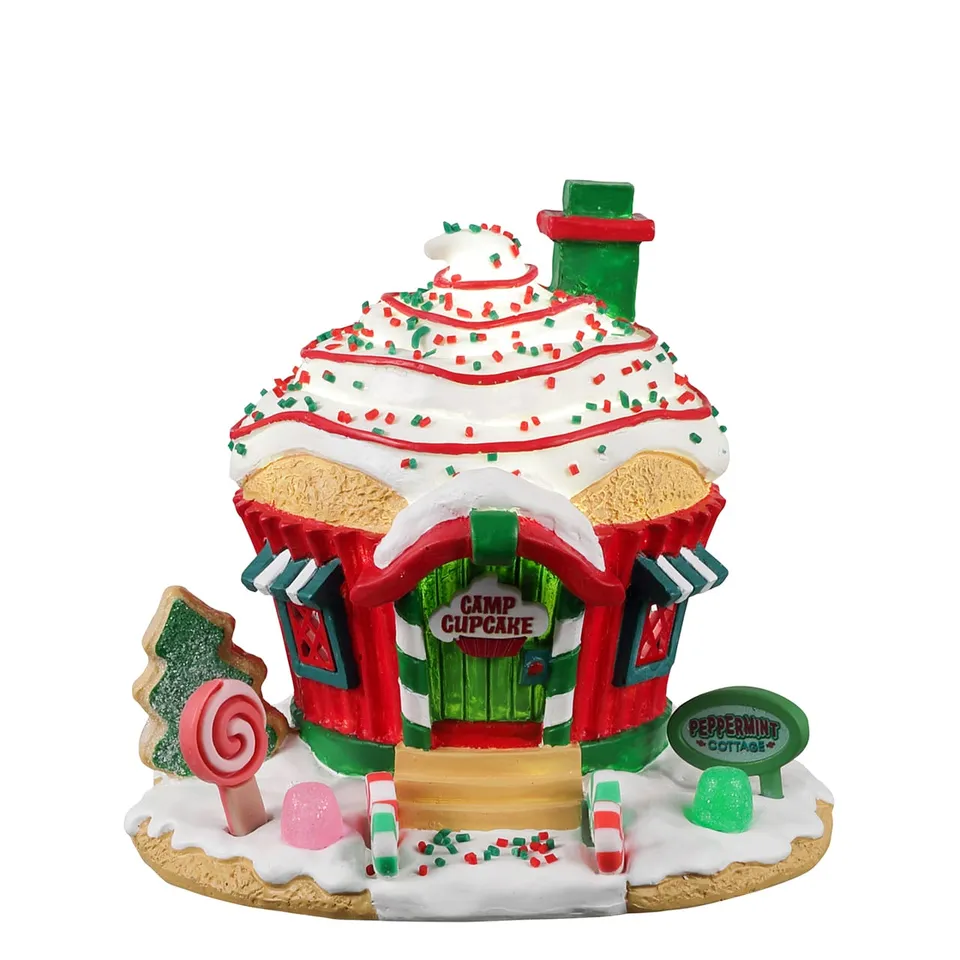 lemax-peppermint-cottage-maison-miniature-sugar-n-spice image 1