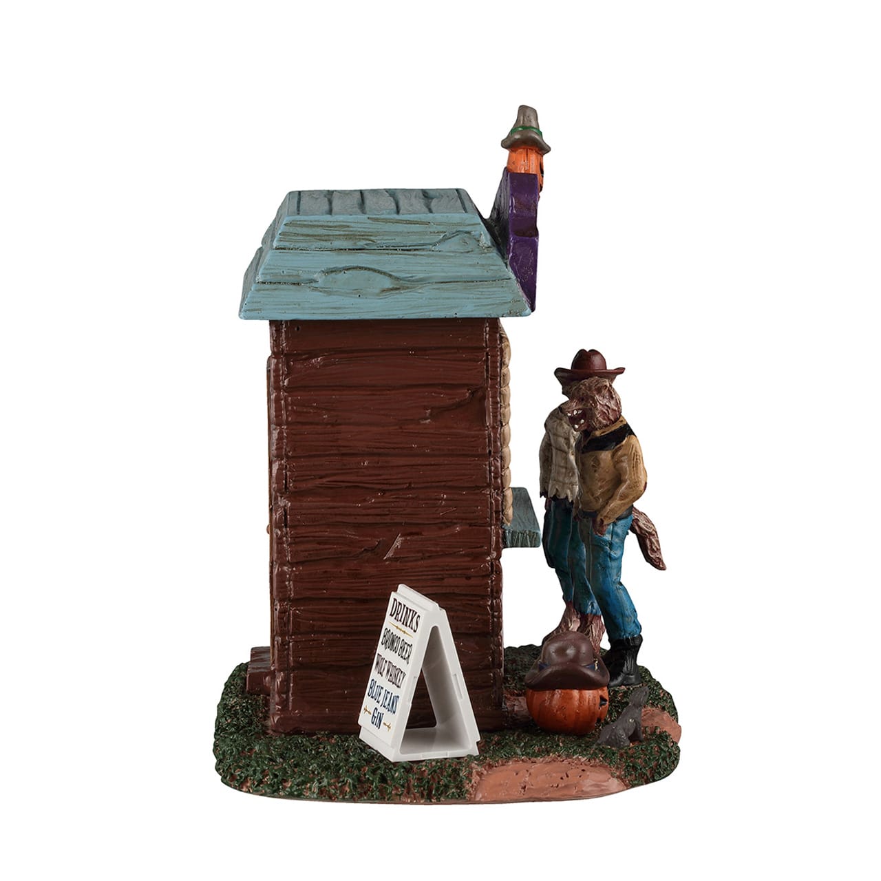 lemax-full-moon-bar-b-timent-miniature-spooky-town-loups-garous image 2