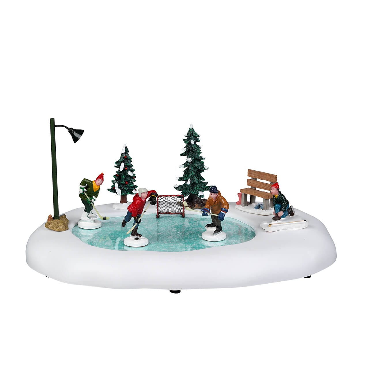 lemax-after-school-hockey-match-figurine-miniature-de-collection-caddington image 1
