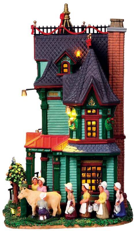 lemax-12-days-of-christmas-manor-b-timent-miniature-village-de-no-l image 2