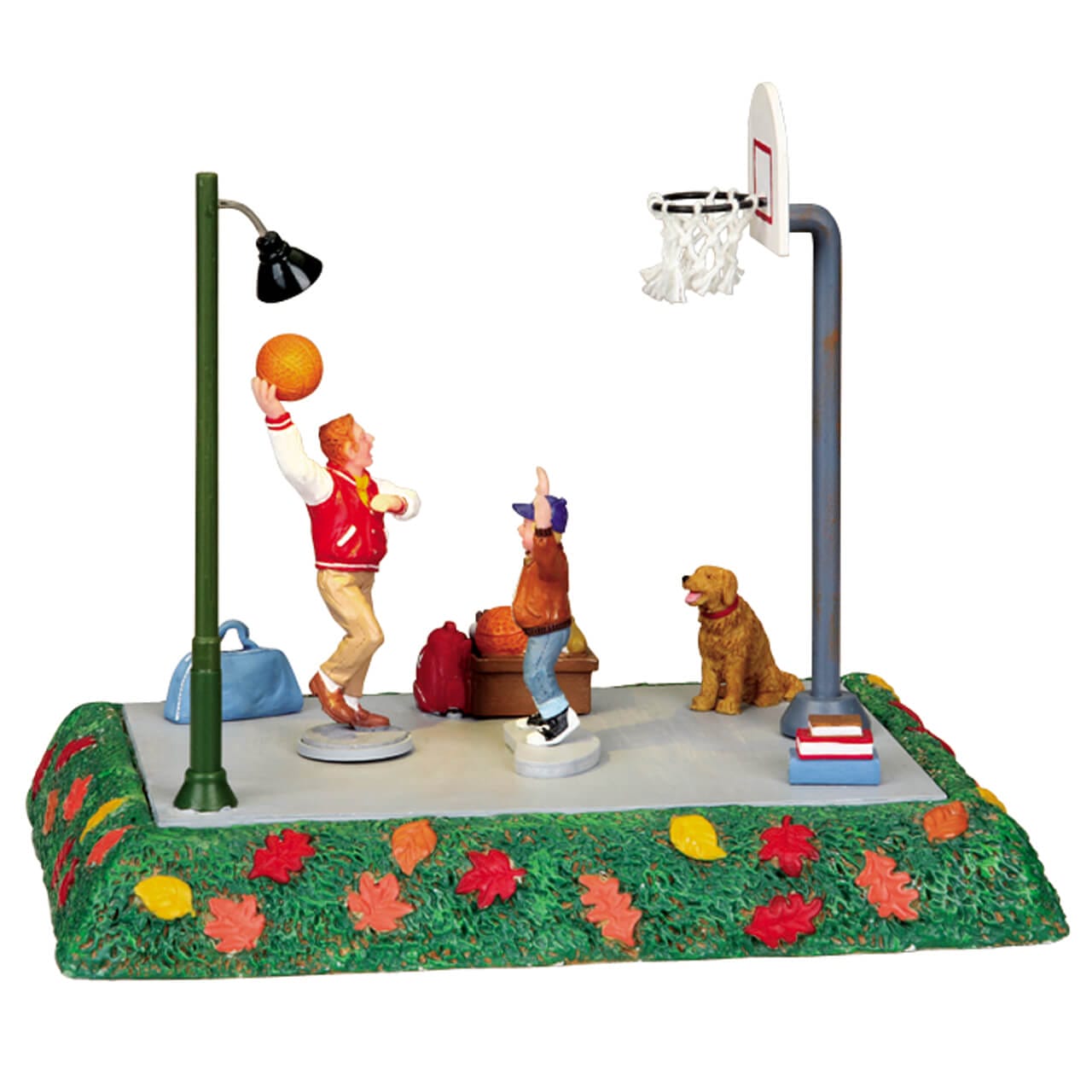 lemax-one-on-one-figurine-artisanale-p-re-et-fils-football image 1