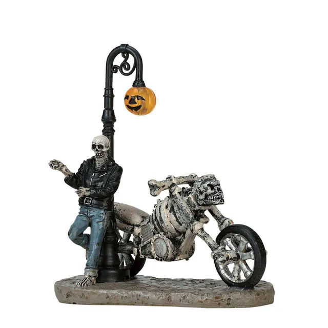 lemax-bad-to-the-bone-figurine-miniature-spooky-town-halloween image 1