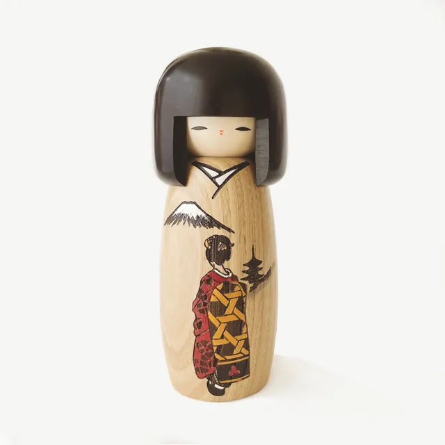 usaburo-kokeshi-maiko-poup-e-artisanale-japonaise-19-cm image 1