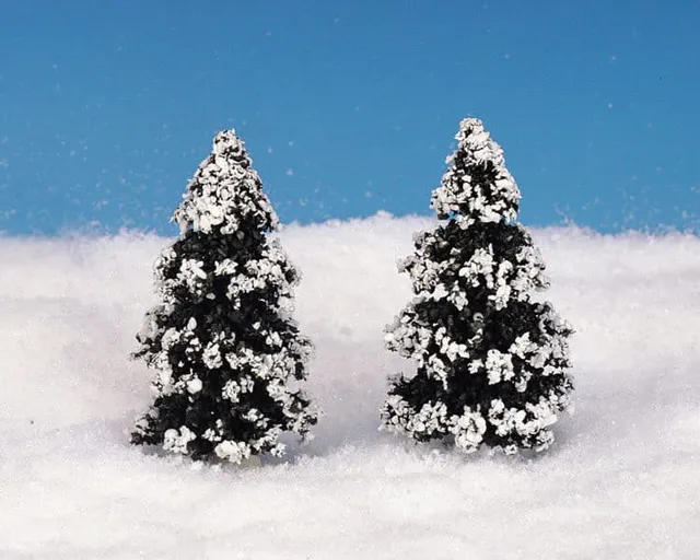 lemax-evergreen-tree-small-petit-sapin-vert-pour-village-miniature image 1