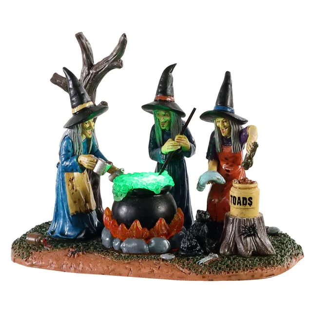 lemax-teamwork-figurine-miniature-sorci-res-spooky-town image 1