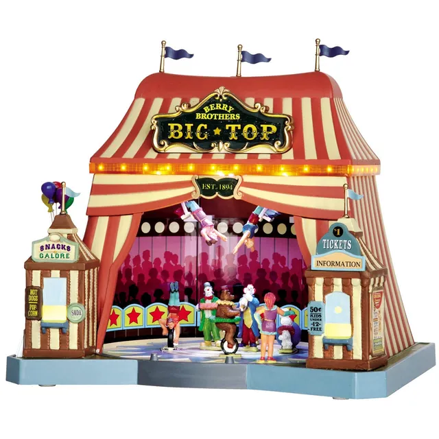 lemax-berry-brothers-big-top-chapiteau-de-cirque-anim-lumineux image 1