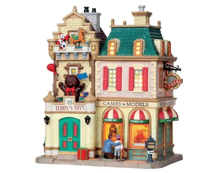 lemax-teddy-s-toys-shop-boutique-miniature-lumineuse image 1