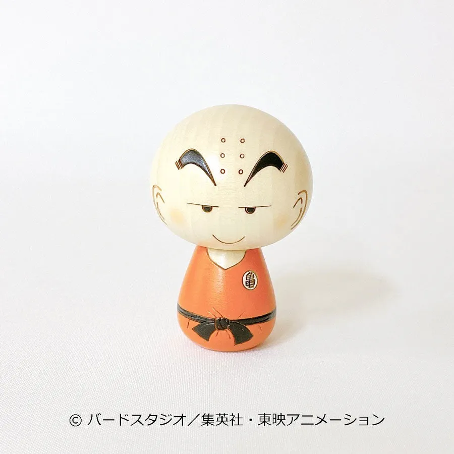 usaburo-kokeshi-dragon-ball-krillin-figurine-kokeshi-6-5-cm image 1