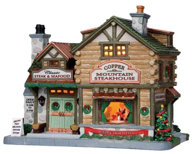 lemax-copper-mt-steakhouse-b-timent-lumineux-village-miniature image 1
